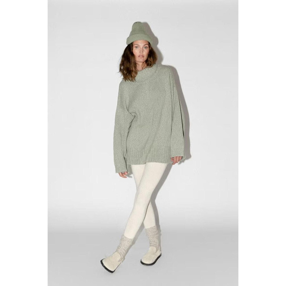 James Street Co Finn Turtleneck Sweater L/XL | 100% RWS Merino Wool | Oversized - Picture 2 of 12